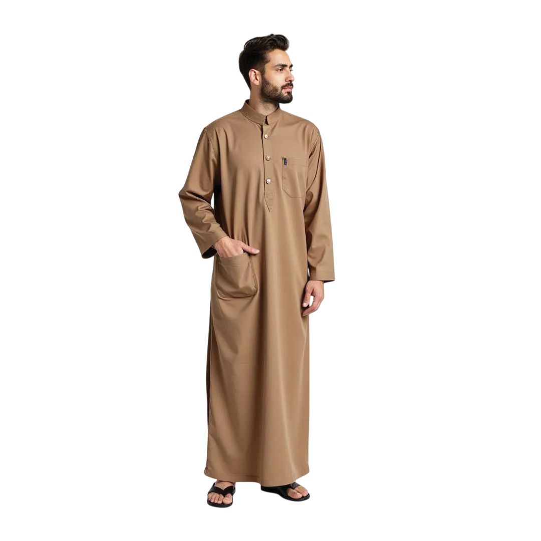 Faris Sandstone Premium Thobe For Men